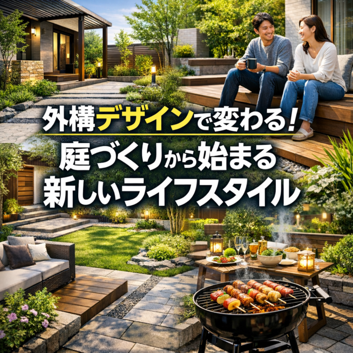 外構デザインで変わる！庭づくりから始まる新しいライフスタイル